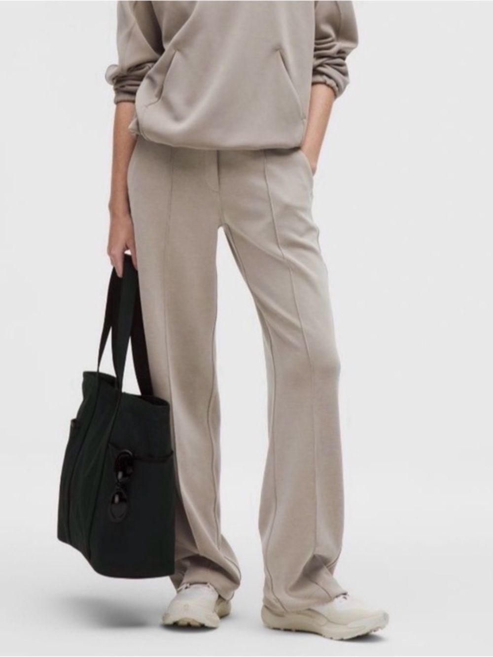 Lululemon Softstreme Pintuck Mid-Rise Pant XXXS Taupe